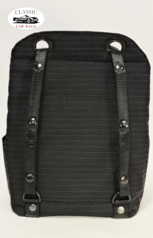 Black Patterns Classic Car Metro Bagpack