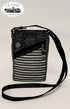 Black White Stripe Classic Car Crossbody
