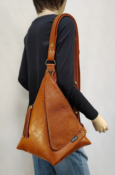 Golden Tan Textured Leather