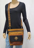 Bronze cross body purse