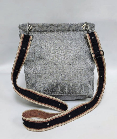 Silver Cross Body Purse