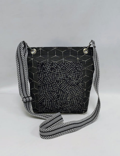 Beaded Button Cross Body Purse