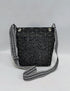 Beaded Button Cross Body Purse