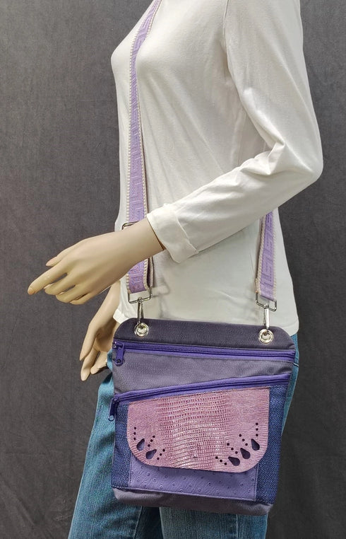 Shades of Purple Crossbody
