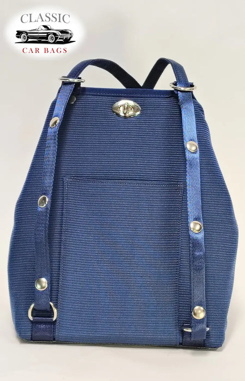 Teal Patterns Classic Car Metro Bagpack
