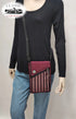 Wine Stripe Classic Car Crossbody
