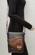 Black Brown Wave Leather