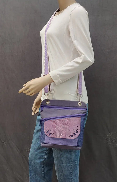 Shades of Purple Crossbody