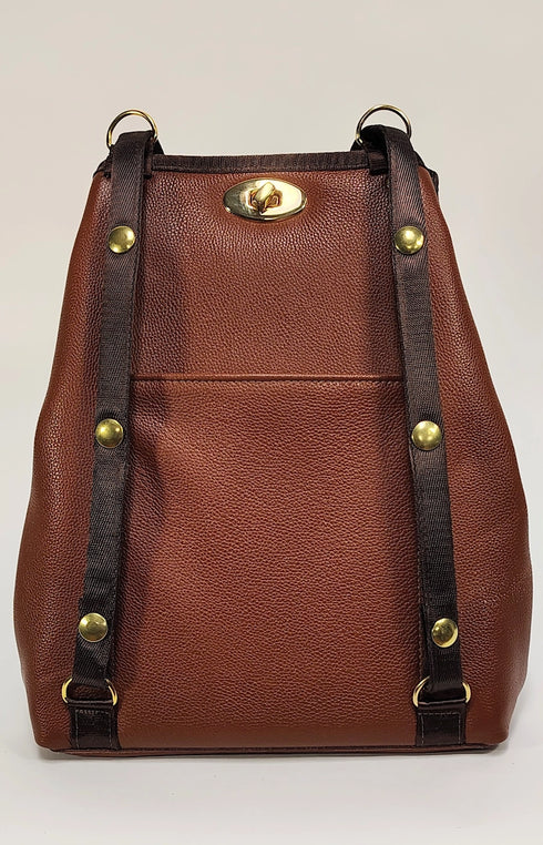 Leather Metro Bagpack